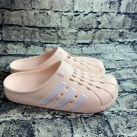 Adidas Adilette Clog 11/12 Pink White FY6045 - Picture 4 of 8